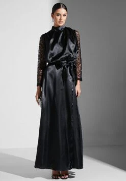 Gathered Slit Dress -Silk Bloom Dresses Store 4 zoom desktop 1364