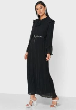 Wide Sleeves Front Tie Dress -Silk Bloom Dresses Store 4 zoom desktop 1375