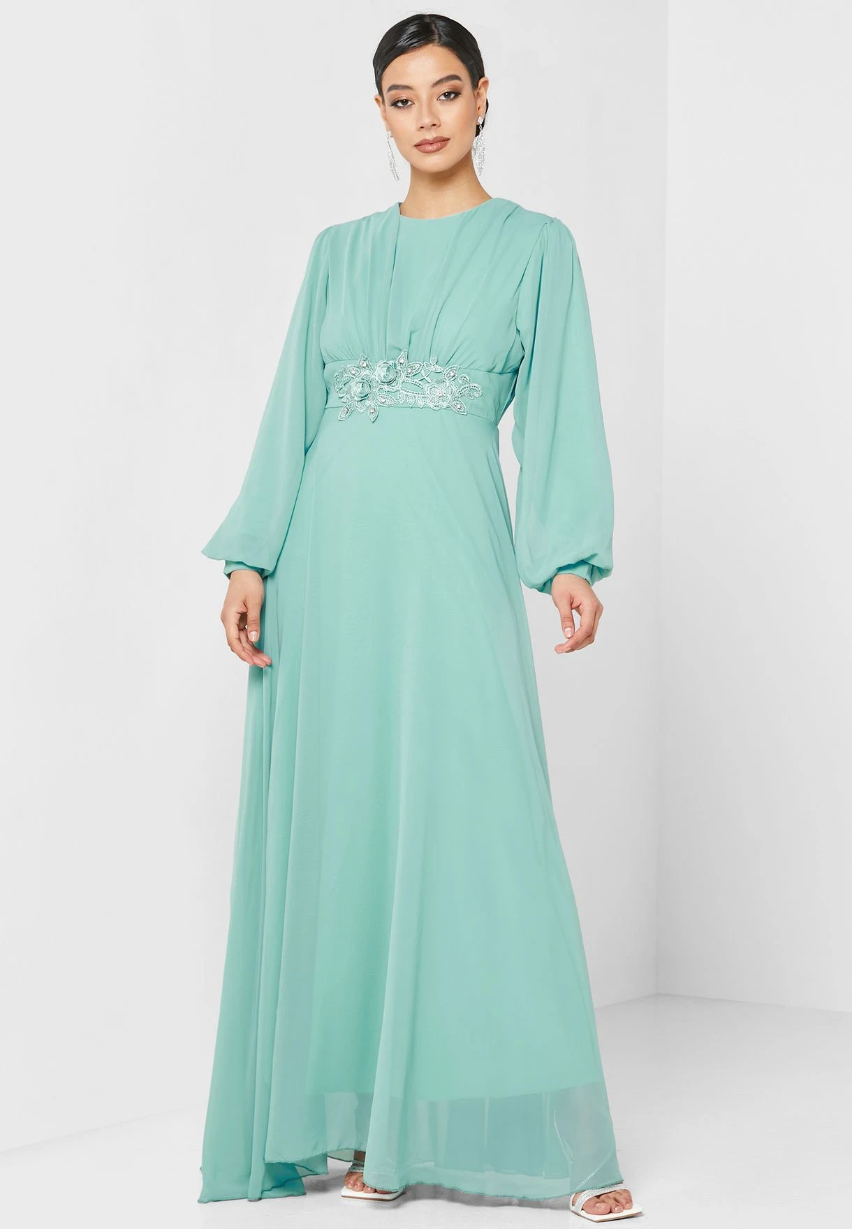 Embellished Waist Dress 4 Embellished Waist Dress - Image 4