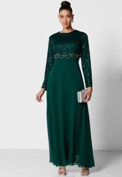 Embroidered Belt Flare Dress -Silk Bloom Dresses Store 4 zoom desktop 1384