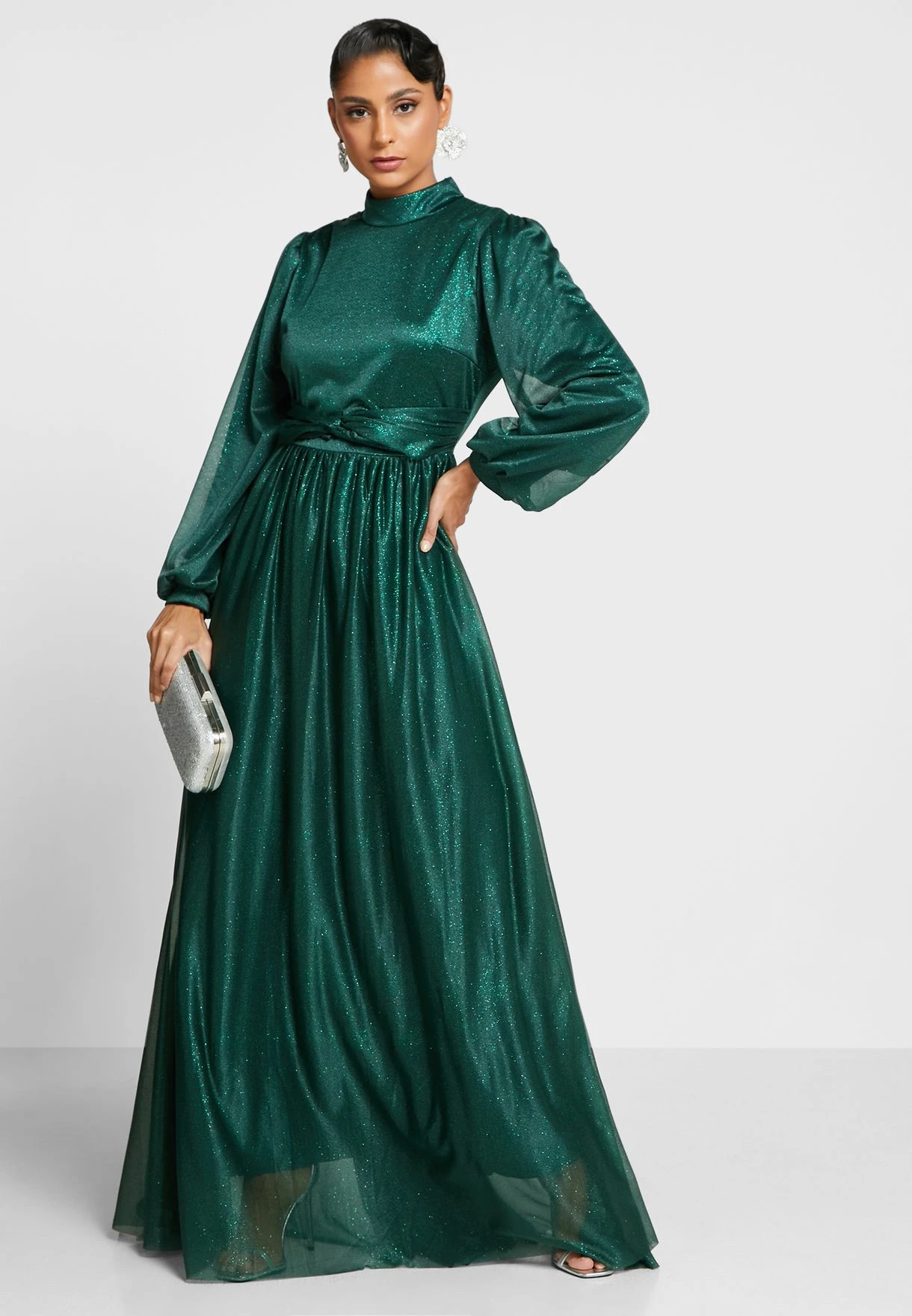 Cuff Sleeve Flare Dress 4 Cuff Sleeve Flare Dress - Image 4