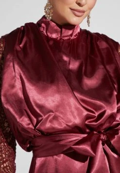 Gathered Slit Dress 8 Gathered Slit Dress -Silk Bloom Dresses Store 4 zoom desktop 1409