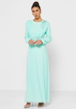 Ruched Embroidered Dress -Silk Bloom Dresses Store 4 zoom desktop 1410