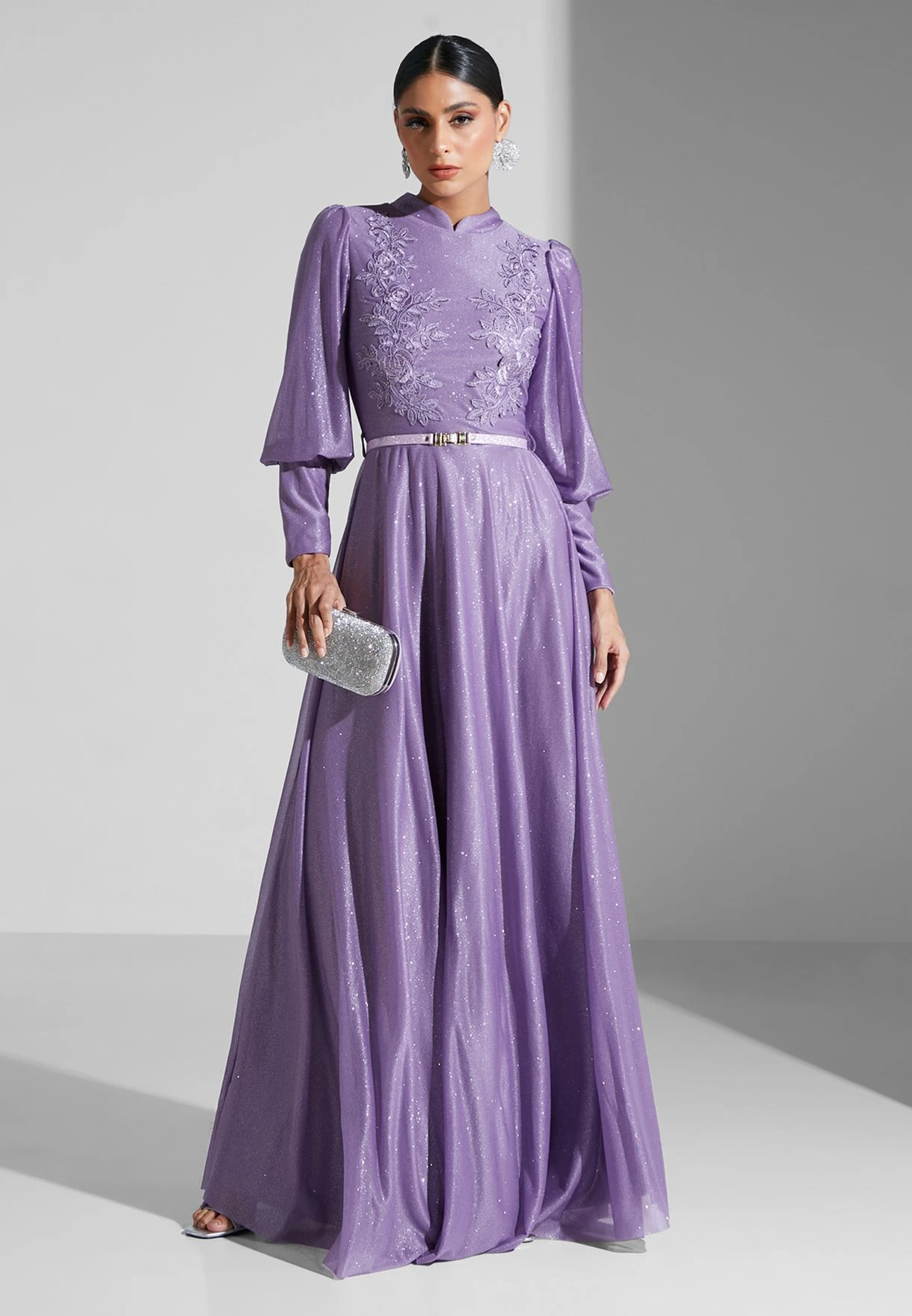 Belted Front Flowing Dress 4 Belted Front Flowing Dress - Image 4