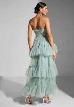 Off-shoulder Layered Gown -Silk Bloom Dresses Store 4 zoom desktop 1421