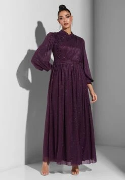 Pleated Front Detail Dress -Silk Bloom Dresses Store 4 zoom desktop 1428