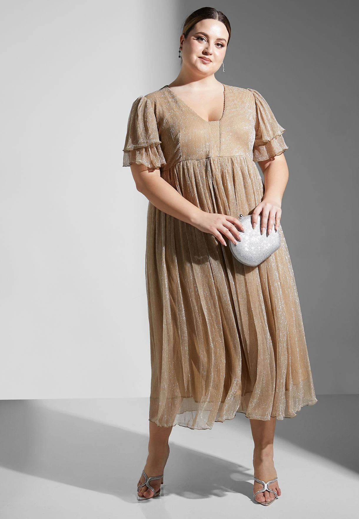 Shimmer A-Line Dress 4 Shimmer A-Line Dress - Image 4