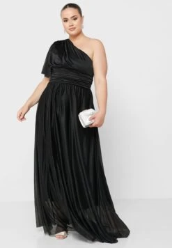 One Shoulder Shimmer Dress -Silk Bloom Dresses Store 4 zoom desktop 1449