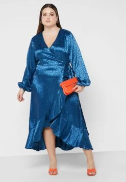 Self Print Wrap Dress 7 Self Print Wrap Dress -Silk Bloom Dresses Store 4 zoom desktop 1453