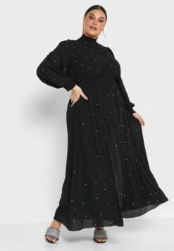 Embellished High Neck Dress -Silk Bloom Dresses Store 4 zoom desktop 1457