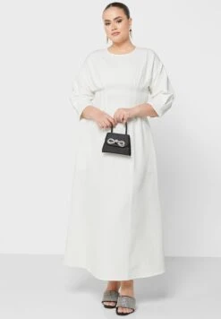 Cinch Waist Detailed Dress -Silk Bloom Dresses Store 4 zoom desktop 1477