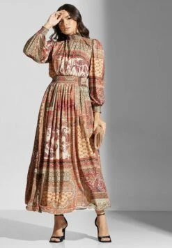 High Neck Tiered Printed Dress 7 High Neck Tiered Printed Dress -Silk Bloom Dresses Store 4 zoom desktop 1482