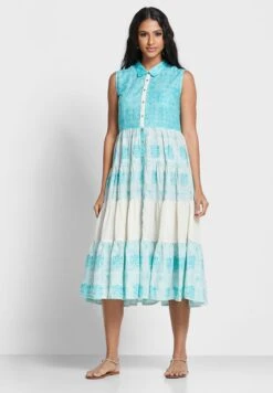 Printed Tiered Dress -Silk Bloom Dresses Store 4 zoom desktop 1487
