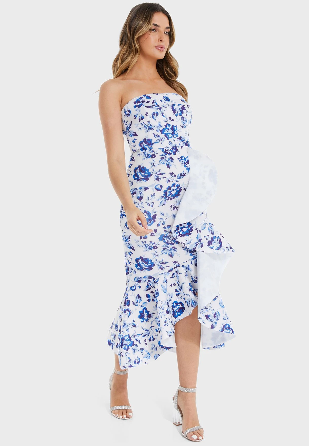 Floral Print Wrap Dress 4 Floral Print Wrap Dress - Image 4
