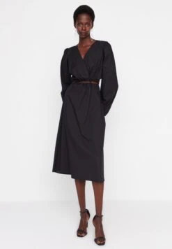 Trendyol Surplice Neck Puff Sleeve Dress -Silk Bloom Dresses Store 4 zoom desktop 1518