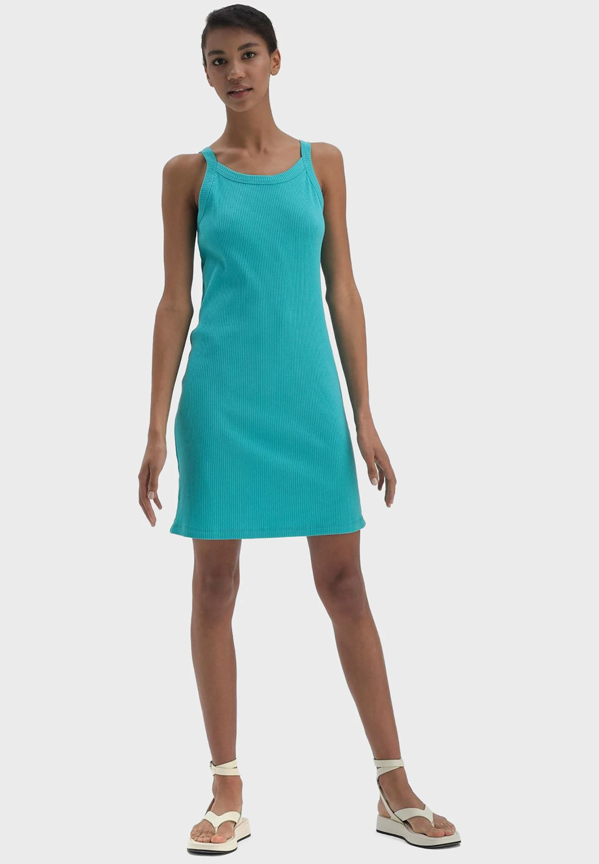 Ribbed Knitted Dress 4 Ribbed Knitted Dress - Image 4