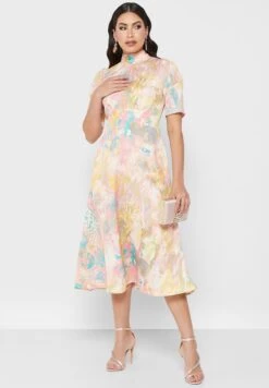Tie Back Printed Dress 7 Tie Back Printed Dress -Silk Bloom Dresses Store 4 zoom desktop 1529