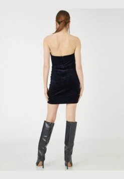 Koton Velvet Mini Party Dress Strapless Corset Looking 8 Koton Velvet Mini Party Dress Strapless Corset Looking -Silk Bloom Dresses Store 4 zoom desktop 1557