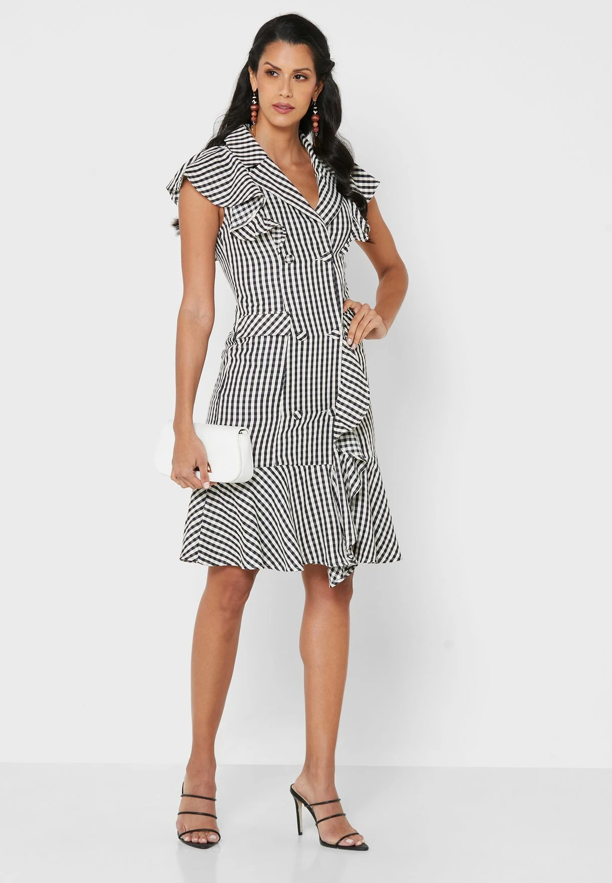 ELLA Ruffle Detail Blazer Dress 4 ELLA Ruffle Detail Blazer Dress - Image 4