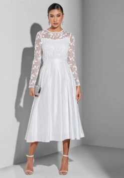 Coast Embroidered Sheer Yoke Dress 7 Coast Embroidered Sheer Yoke Dress -Silk Bloom Dresses Store 4 zoom desktop 1586