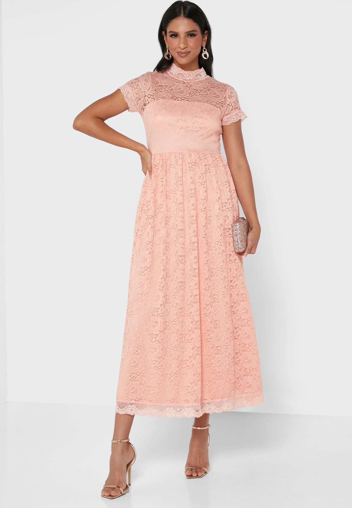 A-Line Lace Dress 4 A-Line Lace Dress - Image 4