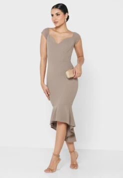 Sweetheart Neck Ruffle Hem Dress -Silk Bloom Dresses Store 4 zoom desktop 1625