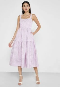 Strappy Ruffle Detail Dress -Silk Bloom Dresses Store 4 zoom desktop 1649