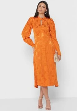 Puff Sleeve Keyhole Dress 7 Puff Sleeve Keyhole Dress -Silk Bloom Dresses Store 4 zoom desktop 1650