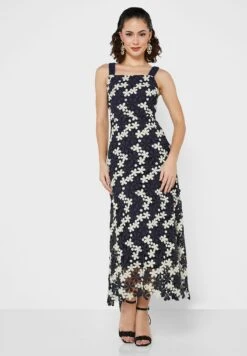 Tiered Square Neck Printed Dress -Silk Bloom Dresses Store 4 zoom desktop 1664
