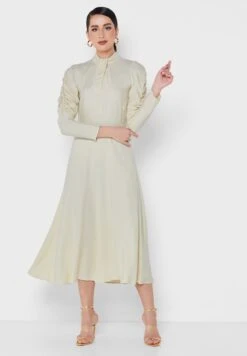 Twist Neck Dress -Silk Bloom Dresses Store 4 zoom desktop 1682