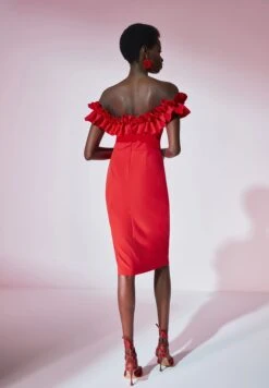 Trendyol Bardot Bodycon Dress 12 Trendyol Bardot Bodycon Dress -Silk Bloom Dresses Store 4 zoom desktop 1687