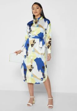 Button Down Side Slit Printed Dress 7 Button Down Side Slit Printed Dress -Silk Bloom Dresses Store 4 zoom desktop 1691