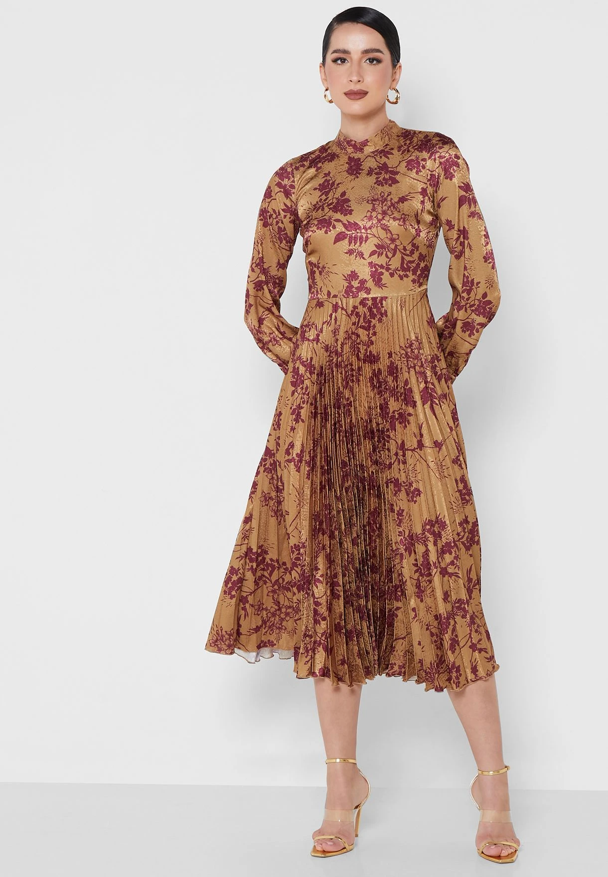 Open Back Plisse Dress 4 Open Back Plisse Dress - Image 4