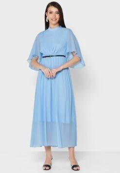 Bat Winged Sleeve Dress -Silk Bloom Dresses Store 4 zoom desktop 1744