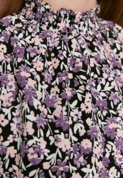 Trendyol High Neck Floral Print Pocket Detail Dress -Silk Bloom Dresses Store 4 zoom desktop 175