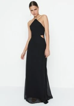 Trendyol Halter Neck Cut Out Detail Dress -Silk Bloom Dresses Store 4 zoom desktop 1763