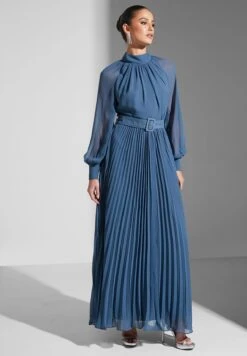 High Neck Belted Plisse Dress 7 High Neck Belted Plisse Dress -Silk Bloom Dresses Store 4 zoom desktop 1790