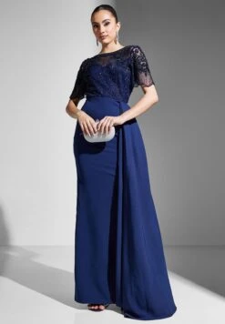Embellished Drape Detail Dress -Silk Bloom Dresses Store 4 zoom desktop 1799