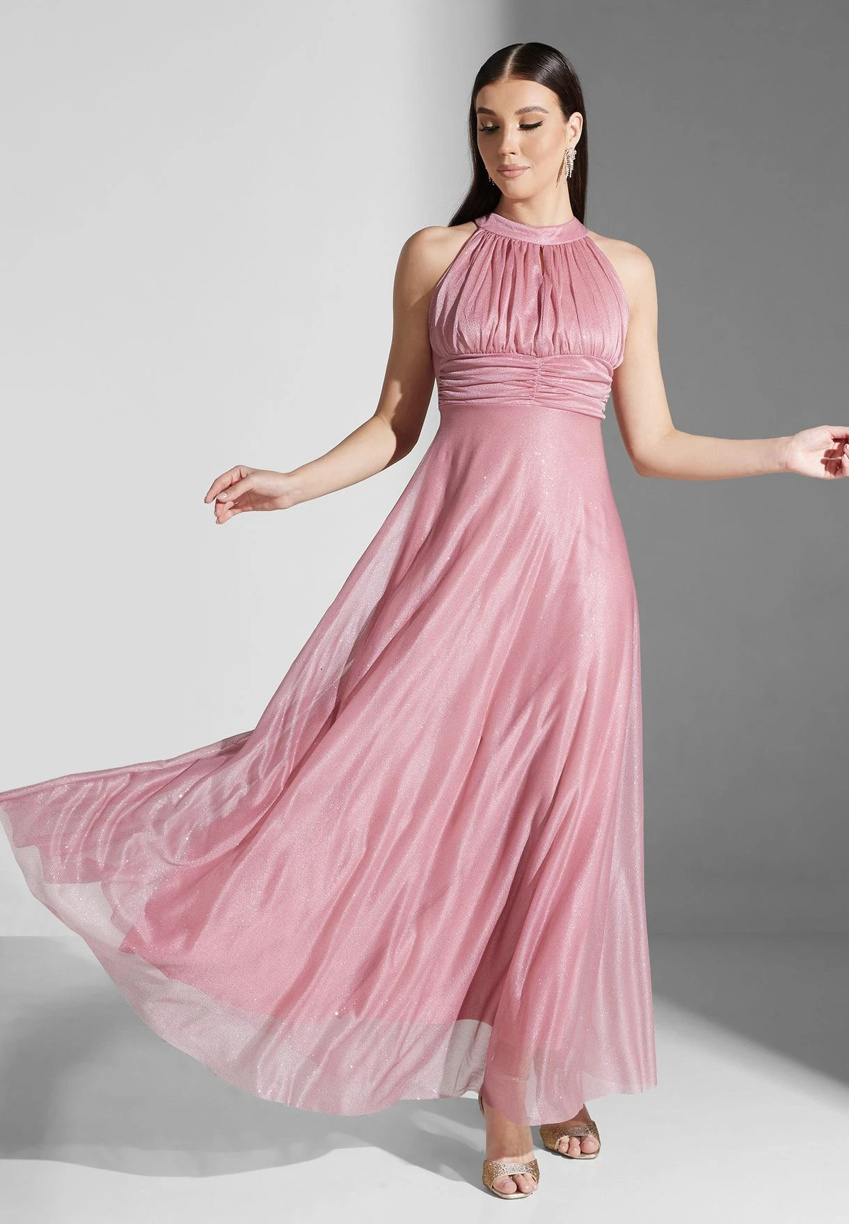 Halter Neck Tulle Dress 4 Halter Neck Tulle Dress - Image 4