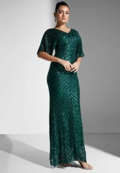 Mermaid Shape Shimmer Dress -Silk Bloom Dresses Store 4 zoom desktop 1834