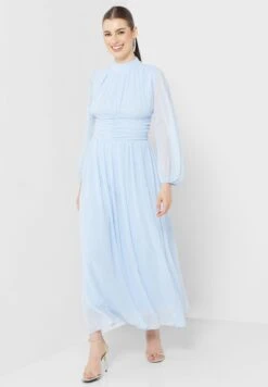 Ruched Waist Detail A-Line Dress 7 Ruched Waist Detail A-Line Dress -Silk Bloom Dresses Store 4 zoom desktop 1836