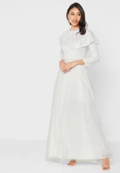 Embroidered Shoulder Dress 7 Embroidered Shoulder Dress -Silk Bloom Dresses Store 4 zoom desktop 1853