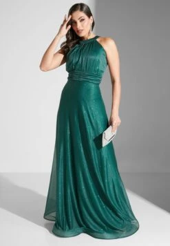 Ruched Waist Shimmer Dress -Silk Bloom Dresses Store 4 zoom desktop 1854