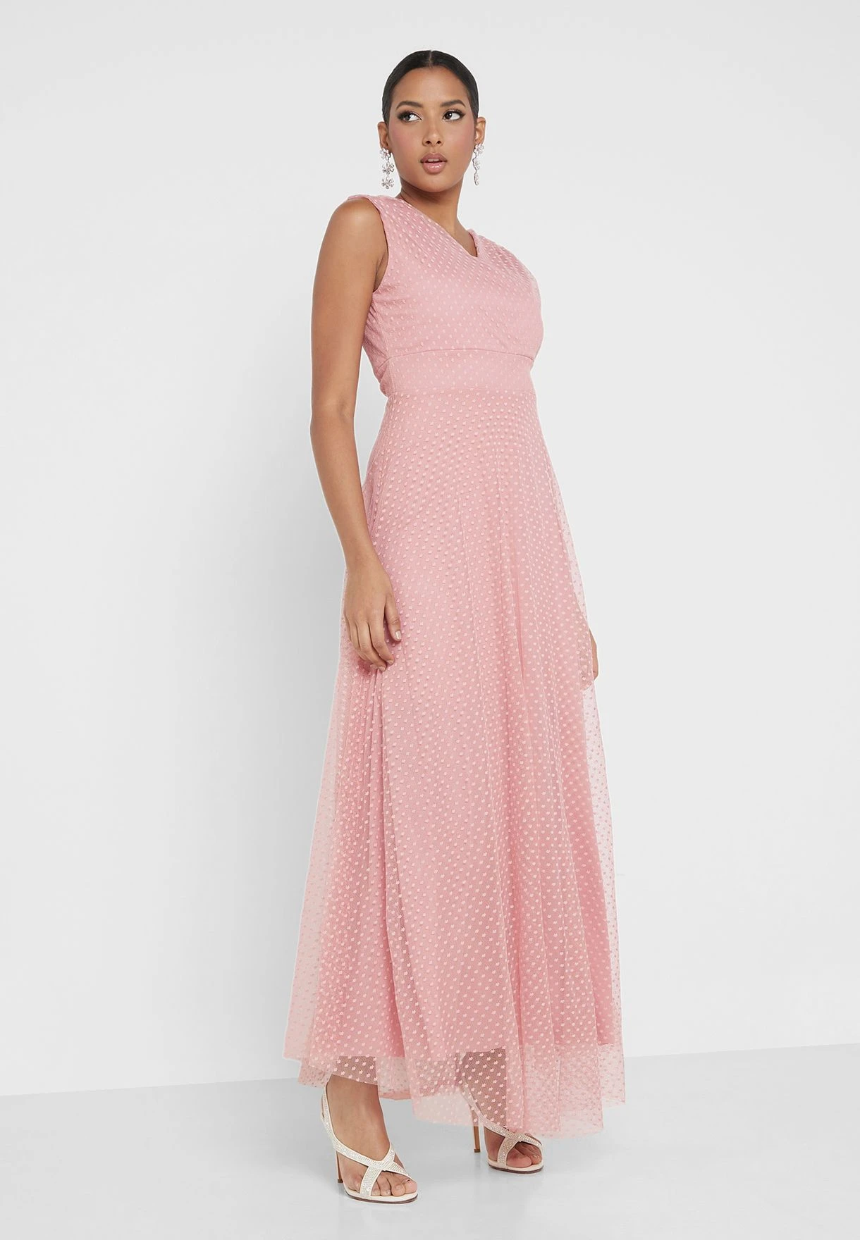 Off Shoulder Tulle Dress 4 Off Shoulder Tulle Dress - Image 4