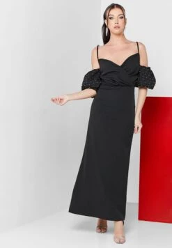 Puff Sleeve Sweetheart Dress -Silk Bloom Dresses Store 4 zoom desktop 1869