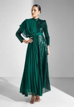 Chiffon Overlap Shimmer Dress -Silk Bloom Dresses Store 4 zoom desktop 1877