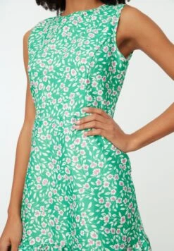 Trendyol Crew Neck Floral Print Dress -Silk Bloom Dresses Store 4 zoom desktop 188