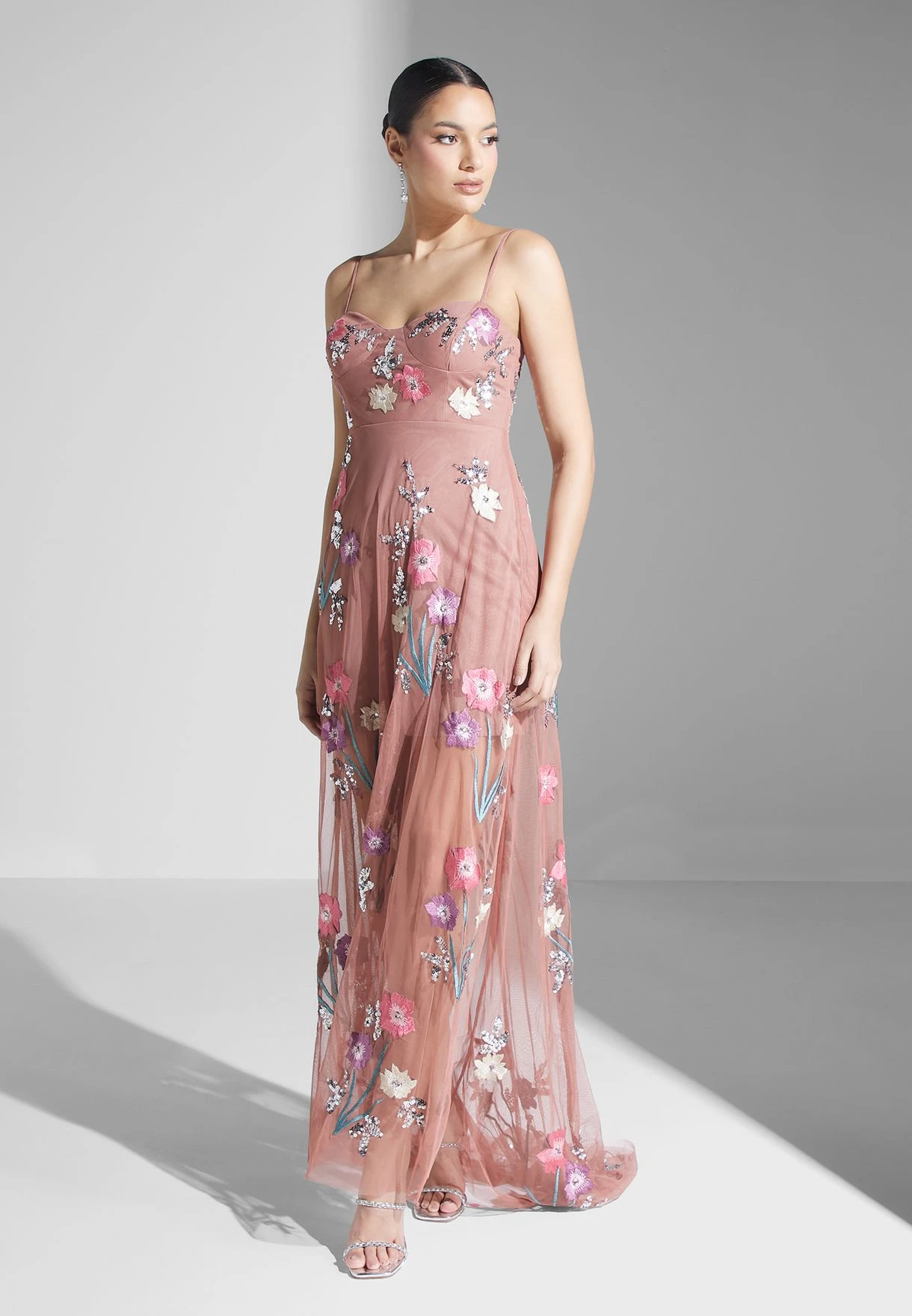 Embroidered Strappy Tiered Dress 4 Embroidered Strappy Tiered Dress - Image 4