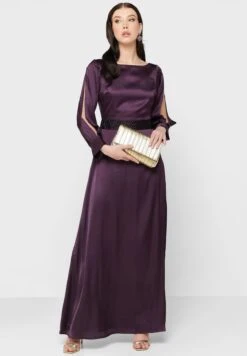 Satin A-Line Dress -Silk Bloom Dresses Store 4 zoom desktop 1898