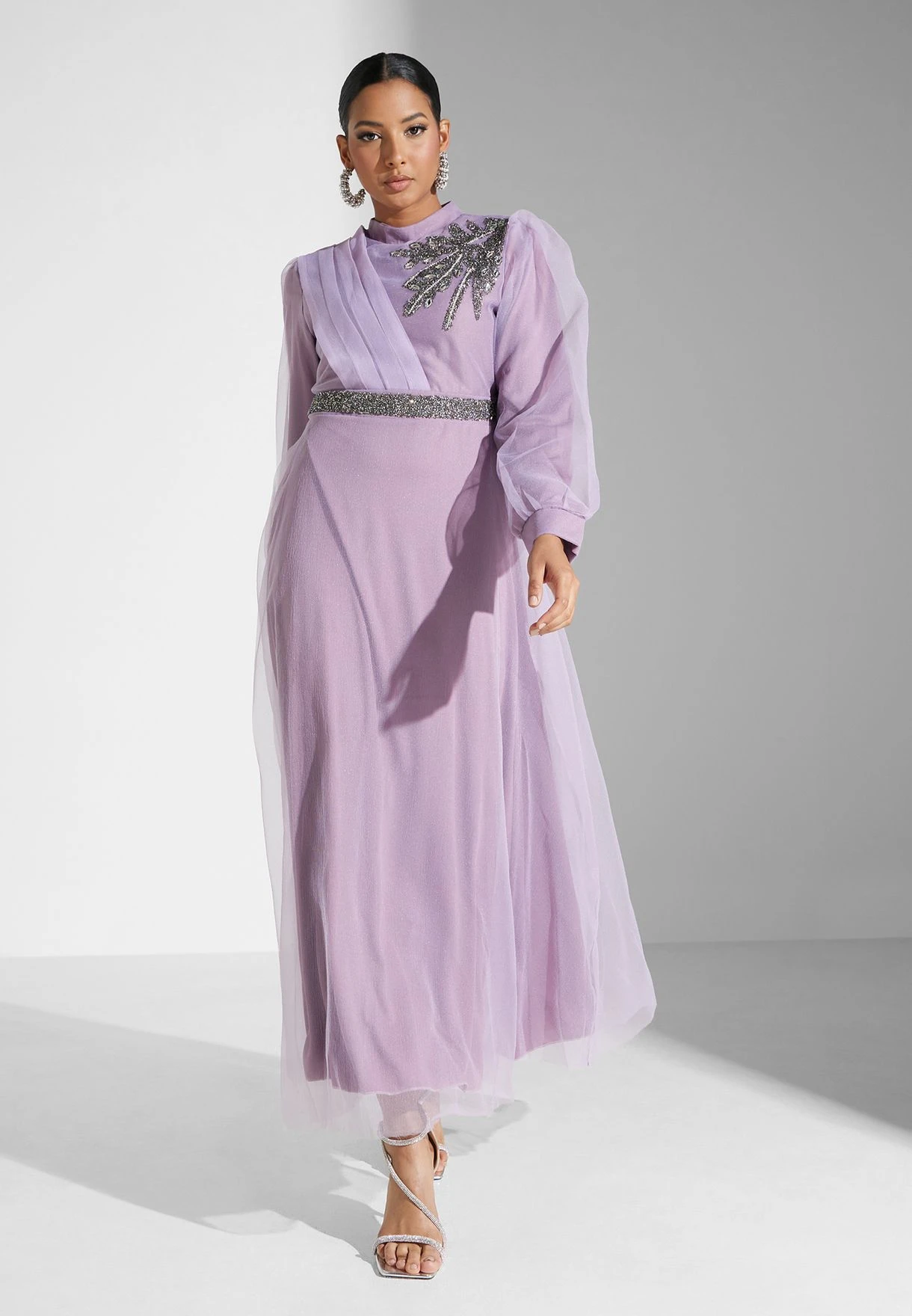 Embellished Detail Tulle Dress 4 Embellished Detail Tulle Dress - Image 4